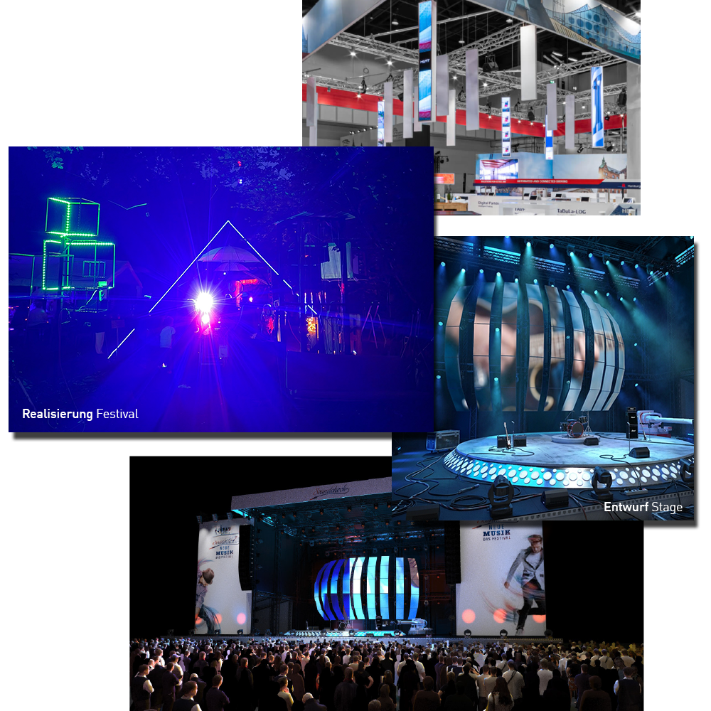 Konzepte und Visualisierung Stage und Produktionsdesign Hamburg